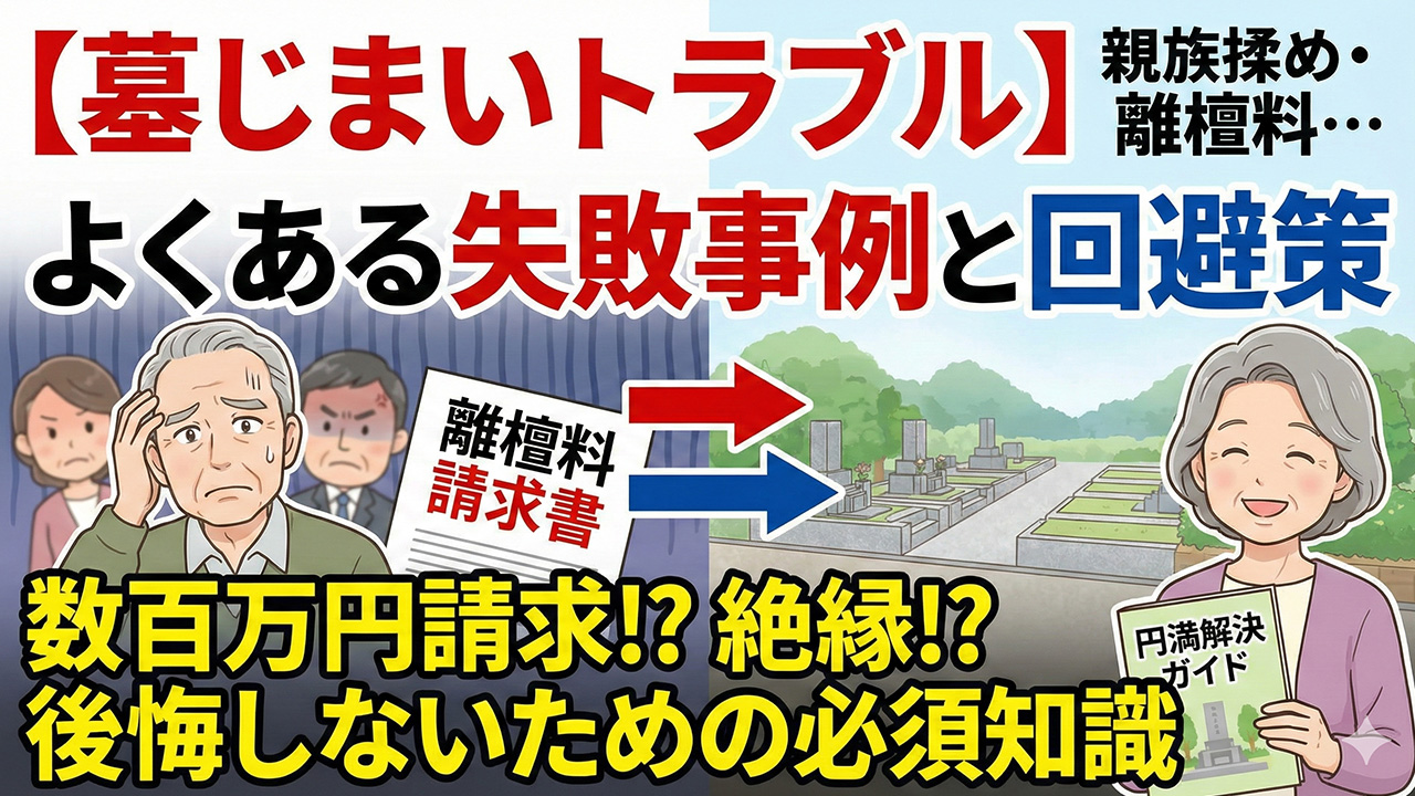 墓じまいトラブル