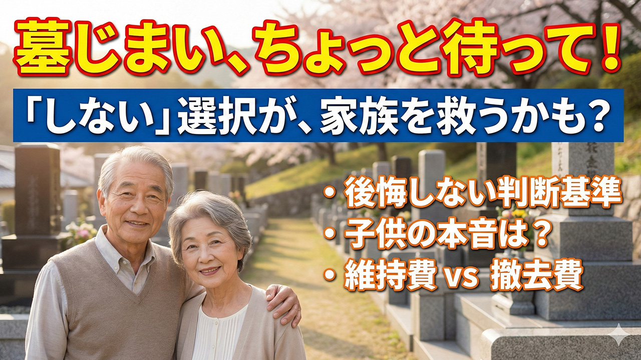 墓じまいを「しない」