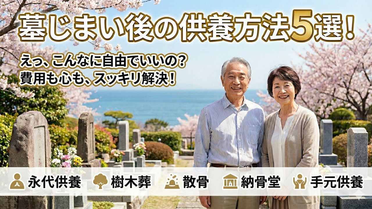 墓じまい後の供養方法
