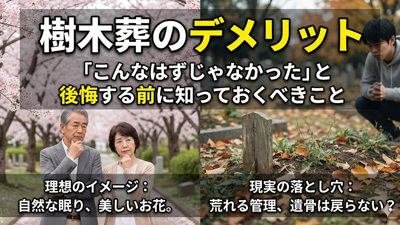 樹木葬のデメリット