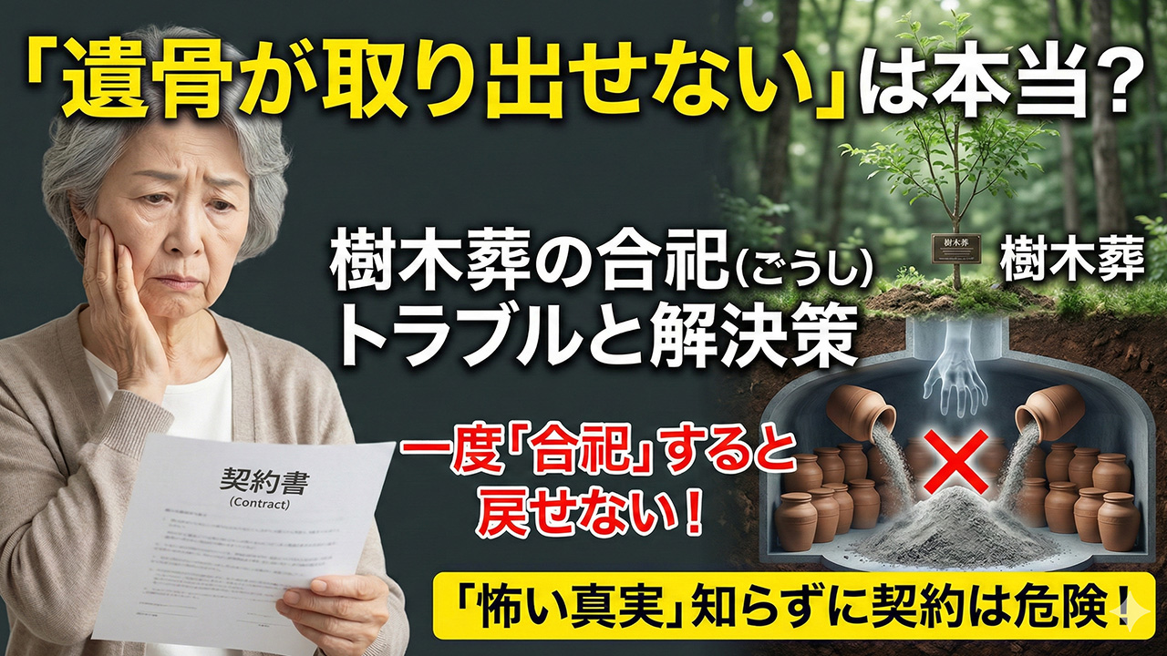 樹木葬 合祀 トラブル