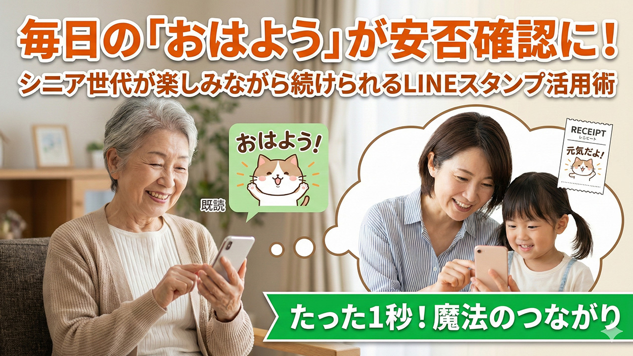 スマホ 安否確認 LINE