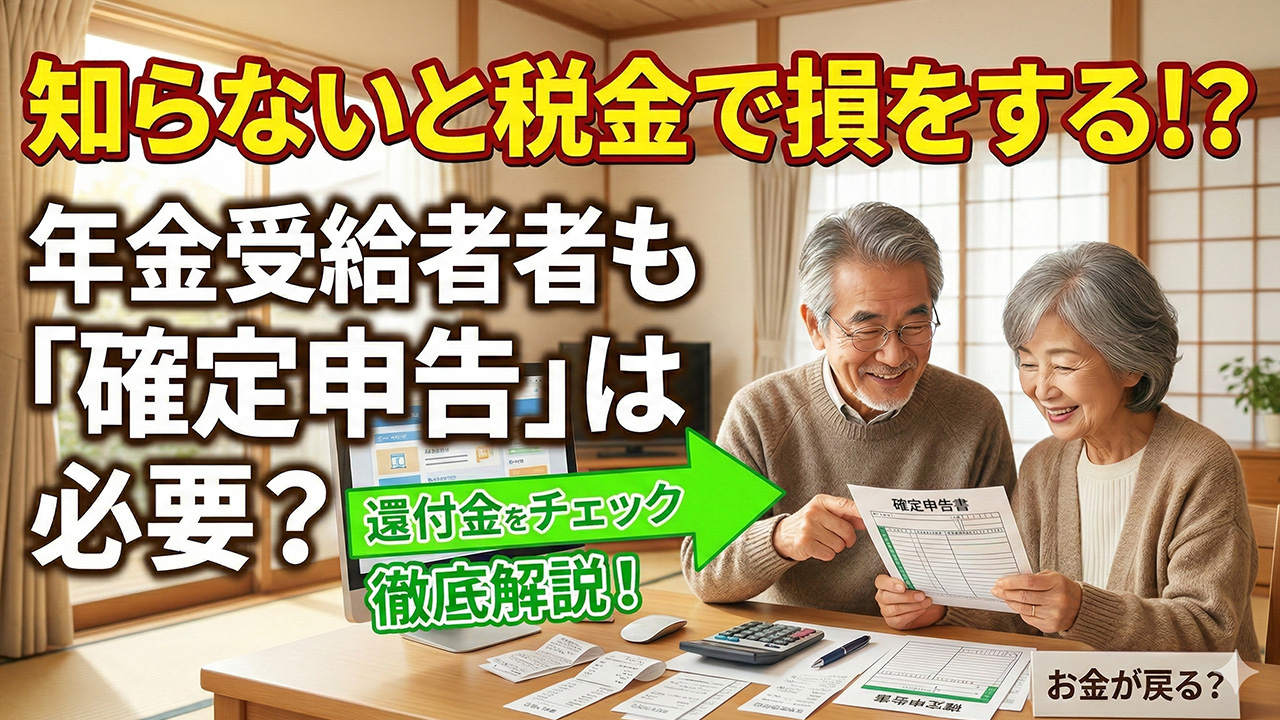 年金受給者も「確定申告」